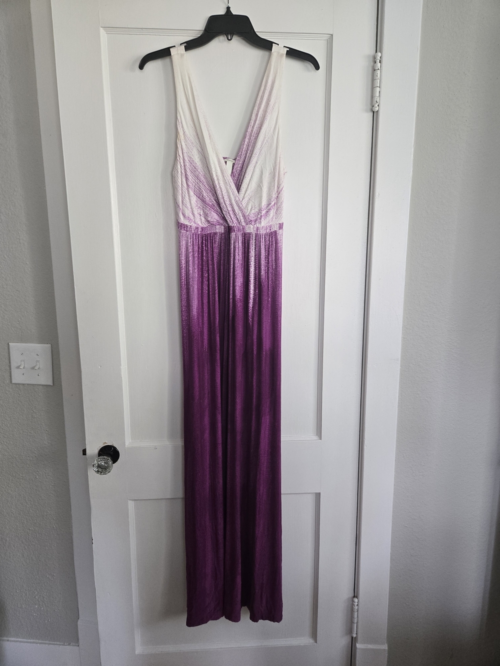 Soma Ombre Purple and White Maxi Dress